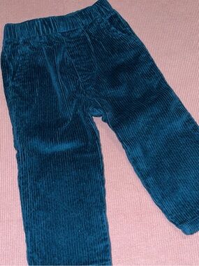Kate Quinn Kids Corduroy Pants in Deep Teal - Comfortable Everyday Bottoms